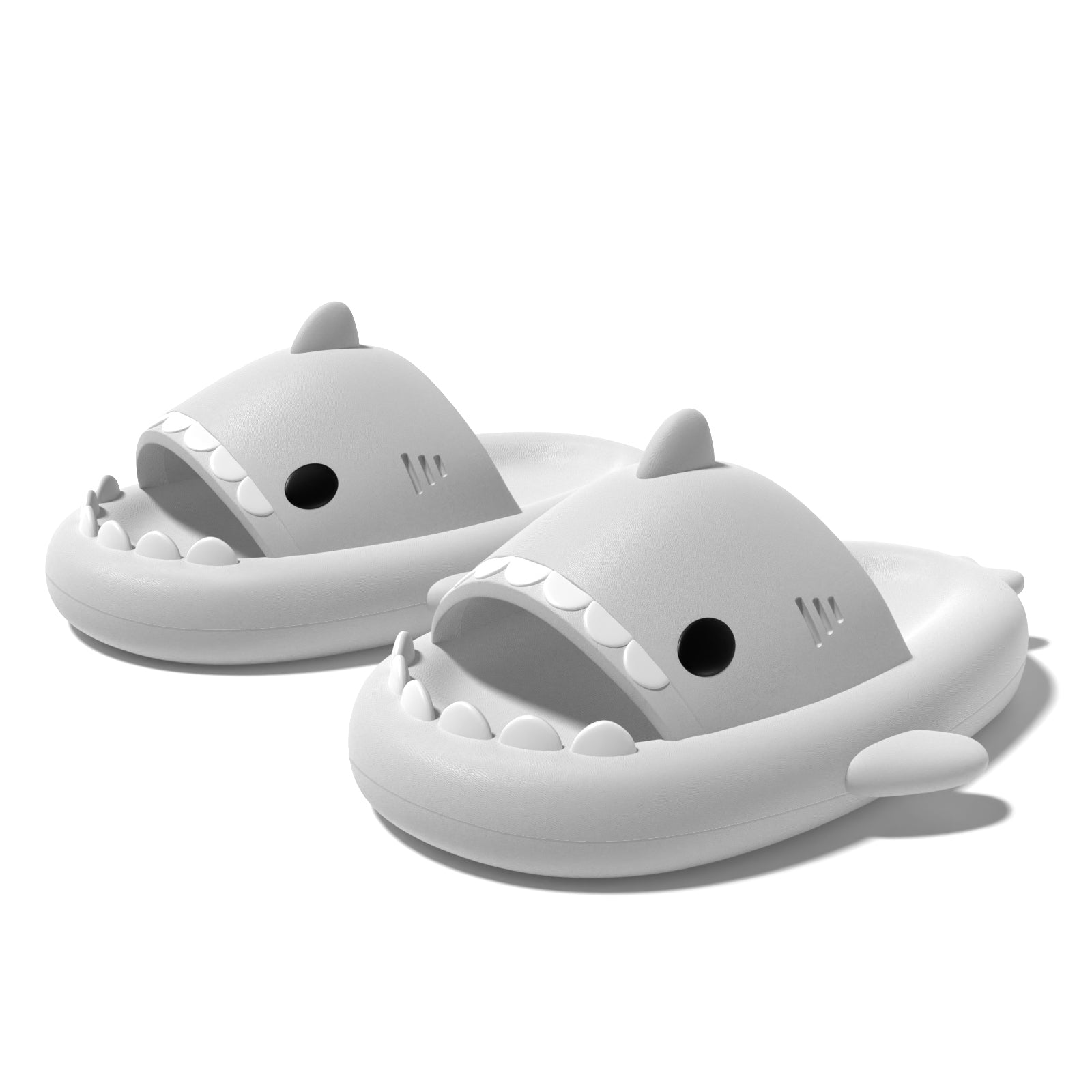 Men's and Women's Shark Cloud Slides Trendy Sandals Style and Non-Slip Beach Pool Shower Shoes
