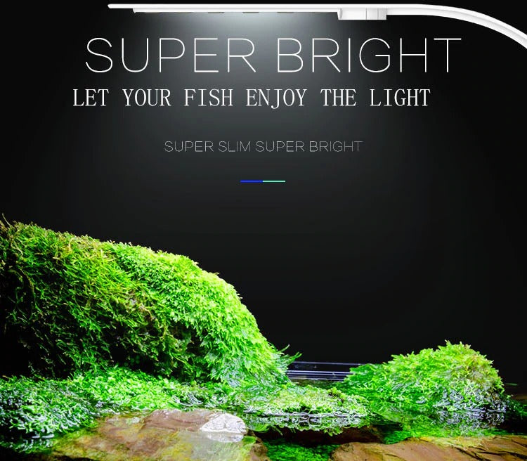 Super slim led Lamp aquarium fish light aquatic plant lighting