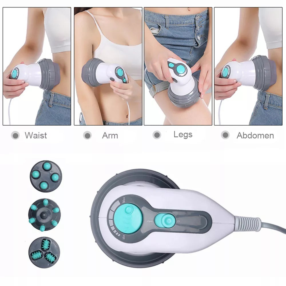 Electric body slimming massager roller anti-cellulite neck massager deep muscle body massage and relaxing device weight loss fat removal
