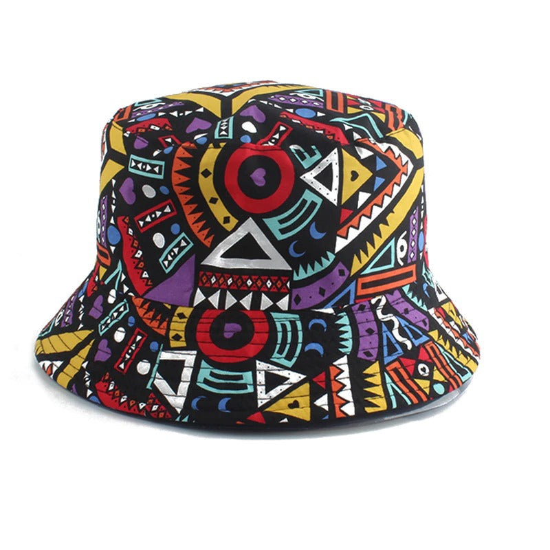 Reversible patterns bucket hat